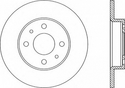 OPEN PARTS bda114410 -  Тормозной диск